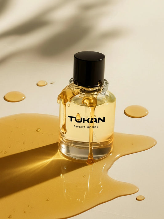 Sweet Honey by Tukan Fragrance – luxury creamy perfume with tobacco and cacao notes